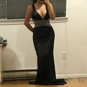 long black dress